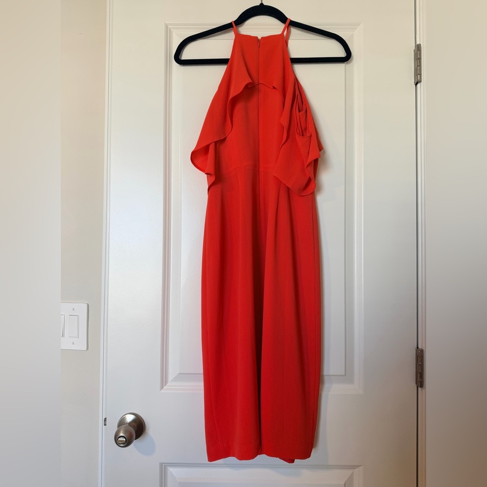 Maggy‎ London Coral Dress | Size 0 | Like New - Picture 7 of 12